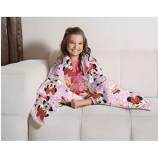 Manta Infantil Fleece De Sofá Minnie Lepper