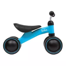 Bicicleta De Equilibrio 4 Rodas Infantil Azul - Buba
