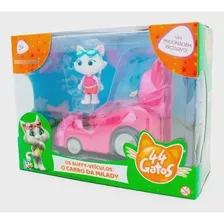 Kit Miniatura 44 Gatos Boneco Milady Com Veículo- Toyng