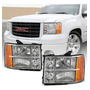 Fit For 2007-2013 Gmc Sierra 1500 2500hd 3500hd Led Drl  Ccb