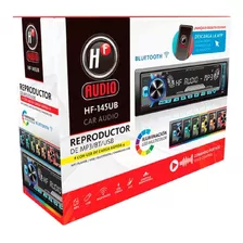 Estereo Para Auto Bluetooth Marca Hf Audio Modelo Hf-145ub