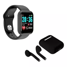 Combo Smartwatch Reloj Inteligente + Auriculares Bluetooth 