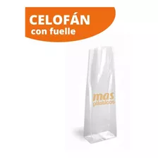 Bolsas De Celofán Con Fuelle 9x32