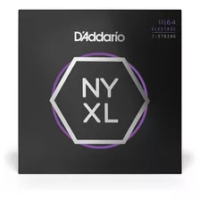 Encordoamento Guitarra 7 Cordas 011 Daddario Nyxl1164 Nickel