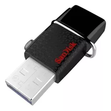 Pendrive Sandisk Ultra Dual 128gb 3.0 Preto