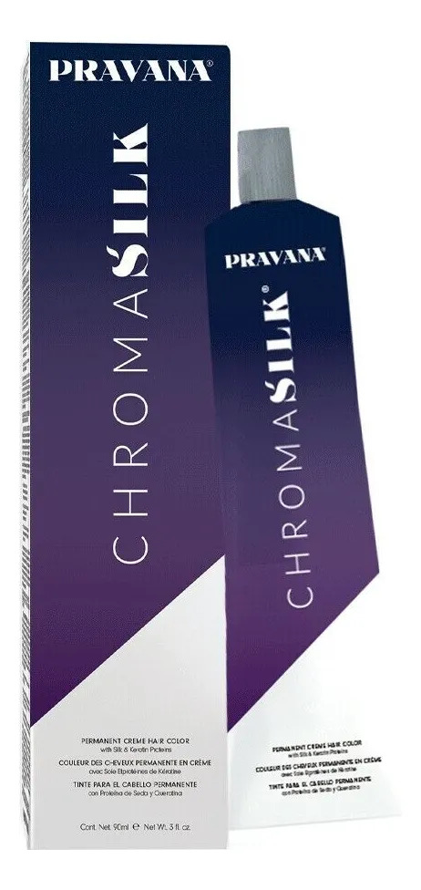 Tinta Pravana Chromasilk 90 Ml 7.8 Rubio Perla 3