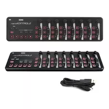 Controlador Korg Nanokontrol 2 Usb-midi Mini Bk Preto