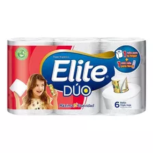 Papel Higienic Elite Dúo X 6 Und