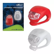 Lanterna Bicicleta Prendedora Silicone Led 02 Farol E Freio