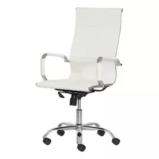 Cadeira Escritório Esteirinha Presidente Office Eames Alta Cor Branco