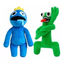 Boneco Pelúcia Azul Babão + Verde Green Roblox Friends