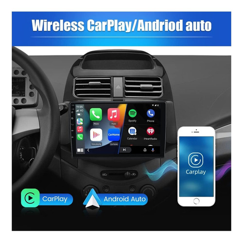 Radio Android Chevrolet Spark Gt Carplay Oled 4k 13.1 Foto 7