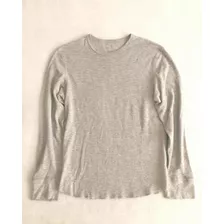 Sudadera Playera De Manga Larga Gris Marca Gap Original