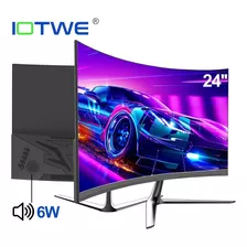 Monitor Gamer Curvo Pc Hdmi Led 100 Hz 24 Fhd Bocina Iotwe S24q