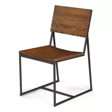 Cadeira Para Mesa De Jantar Cozinha Madeira Maciça E Ferro