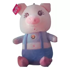 Peluche Cerdito Vestido De Bebe - 25cm