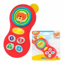 Telefone Celular Infantil Brinquedo Com Luz Som Bebê Win Fun