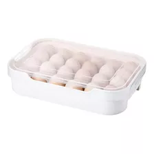  Canasta Porta Huevos Organizador X24 Con Tapa Cocina Nevera