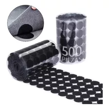 500pz Etiquetas Circulo Adhesivo Cinta Contactel Velcro 20mm