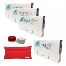 Lente De Contato Acuvue 2 Com Grau Mensal Combo 3 + 1 Grátis