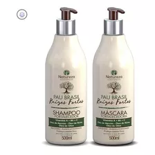 Kit Pau Brasil Raizes Fortes Natureza Cosméticos 2x500ml