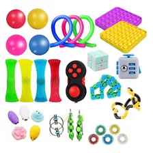 31 Peças Pop It Fidget Toy-push Fidget Toy Set