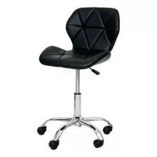 Cadeira Office Eiffel Slim Com Estofado De Couro Sintético P