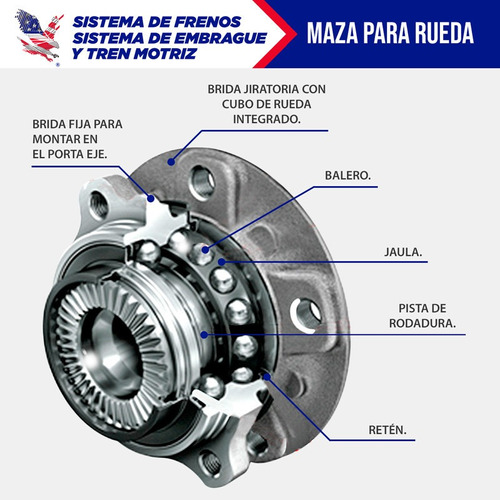 Maza De Rueda Trasera Oldsmobile Mega 80-84 5b  M513012 Foto 6