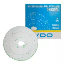 Disco Diagrama Tacógrafo Diário 140 Km 24 H 100 Unidades Vdo