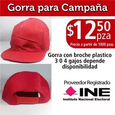 Gorra Roja Campaña Política