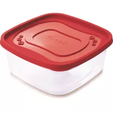 Pote De Plástico P/ Marmita Freezer Sobra Comida 580ml