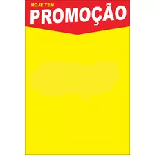 Cartaz Promoção Oferta 45x30cm Duplex Supermercado -100 Unds