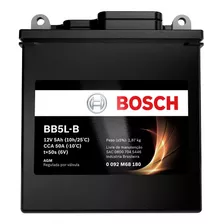 Bateria Moto Traxx Star 50/sky 110 12v 5ah Bosch Bb5l-b 