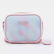 Bolsa Infantil Tiracolo Sereia Tie Dye Prata