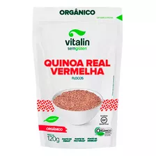 Quinoa Real Vermelha Em Flocos Orgânica 120g - Vitalin