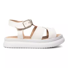 Sandalias Nena Diuff Plataforma Baja Moda Infantil Eco Cuero