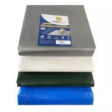 Lona 8x5 Polietileno Com Ilhós Grossa Multiuso Impermeável Color Azul