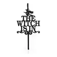 Colgador De Guirnaldas De Metal, Negro, The Witch Is I...