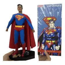 Estátua Superman Clássico Action Figure Boneco Homem De Aço