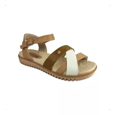 Sandalia Baixa Comfortflex Ortopedica Couro Feminina45402