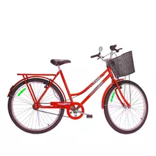 Bicicleta Monark Tropical Aro 26 V Brake Vermelha