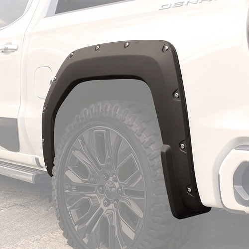 Juego Fender Flares Caja Corta Gmc Sierra 1500 2019-2023 Foto 7