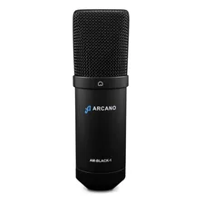 Microfone Arcano Am-black-1 Condensador Cardioide Cor Preto