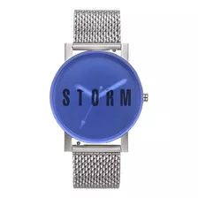 Reloj Hombre Storm 47456/b Cuarzo Pulso Azul Just Watches