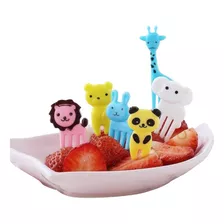 Ki 20 Mini Garfo Infantil De Fruta De Desenho Animado