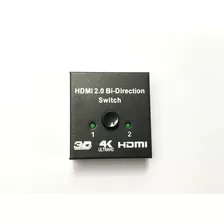 Switch - Chaveador - Bidirecional 1x2/2x1 - Hdmi 4k 3d