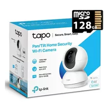 Cámara Wi-fi Tapo C200 Fhd Rotatoria Visión Nocturna Sd 128