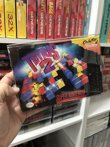 Tetris 2 Snes Super Nintendo 100% Original Jogo Completo