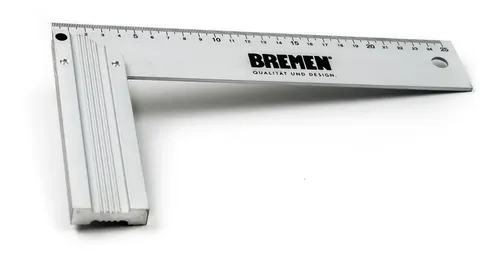 Escuadra Aluminio Carpintero Bremen 90 Grados 10 PuLG 250mm Cod. 6823 Dgm