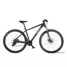 Mountain Bike Spy Bullet R29 18 21v Frenos De Disco Mecánico Cambios Shimano Tourney Ty500 Y Shimano Tourney Ty300 Color Negro/celeste 